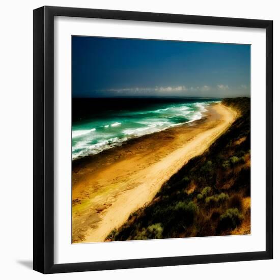 A Golden Beach in Australia-Mark James Gaylard-Framed Photographic Print