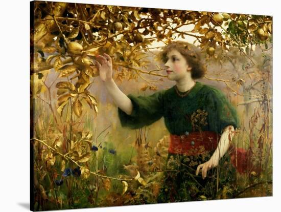 A Golden Dream, 1893-Thomas Cooper Gotch-Stretched Canvas