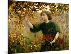 A Golden Dream, 1893-Thomas Cooper Gotch-Stretched Canvas