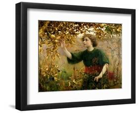 A Golden Dream, 1893-Thomas Cooper Gotch-Framed Premium Giclee Print