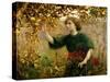 A Golden Dream, 1893-Thomas Cooper Gotch-Stretched Canvas