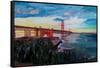 A Golden Gate Bridge Evening from Presidio-Markus Bleichner-Framed Stretched Canvas