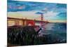 A Golden Gate Bridge Evening from Presidio-Markus Bleichner-Mounted Art Print