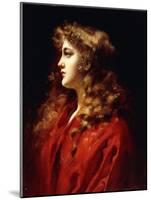 A Golden Haired Beauty-Leopold Schmutzler-Mounted Giclee Print