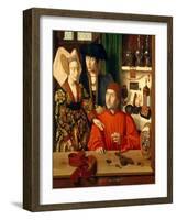 A Goldsmith in his Shop, 1449-Petrus Christus-Framed Giclee Print