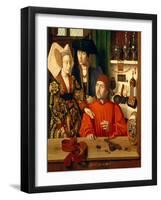 A Goldsmith in his Shop, 1449-Petrus Christus-Framed Giclee Print