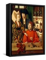 A Goldsmith in his Shop, 1449-Petrus Christus-Framed Stretched Canvas