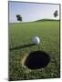 A Golf Ball Just Short of the Hole-null-Mounted Premium Photographic Print