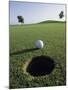 A Golf Ball Just Short of the Hole-null-Mounted Photographic Print