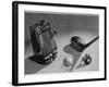 A Golf Ball, Some Tees and a Stout Three-Wood, Presented as an Elegant Golfing Tableau-null-Framed Photographic Print