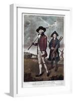 A Golfer and His Caddie, C1770-C1810-Valentine Green-Framed Giclee Print