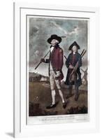 A Golfer and His Caddie, C1770-C1810-Valentine Green-Framed Giclee Print