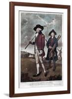 A Golfer and His Caddie, C1770-C1810-Valentine Green-Framed Giclee Print