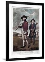 A Golfer and His Caddie, C1770-C1810-Valentine Green-Framed Giclee Print