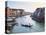 A Gondola Crossing the Grand Canal, Venice, UNESCO World Heritage Site, Veneto, Italy, Europe-Amanda Hall-Stretched Canvas