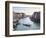 A Gondola Crossing the Grand Canal, Venice, UNESCO World Heritage Site, Veneto, Italy, Europe-Amanda Hall-Framed Photographic Print