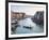 A Gondola Crossing the Grand Canal, Venice, UNESCO World Heritage Site, Veneto, Italy, Europe-Amanda Hall-Framed Photographic Print