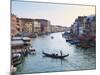 A Gondola Crossing the Grand Canal, Venice, UNESCO World Heritage Site, Veneto, Italy, Europe-Amanda Hall-Mounted Photographic Print