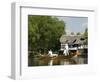 A Gondola on the Thames, Wargrave, Berkshire, England United Kingdom-R H Productions-Framed Photographic Print