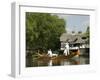 A Gondola on the Thames, Wargrave, Berkshire, England United Kingdom-R H Productions-Framed Photographic Print