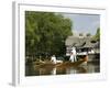 A Gondola on the Thames, Wargrave, Berkshire, England United Kingdom-R H Productions-Framed Photographic Print