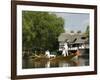 A Gondola on the Thames, Wargrave, Berkshire, England United Kingdom-R H Productions-Framed Photographic Print