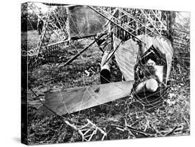 A Gondola, Part of the Wreckage of a German Zeppelin-null-Stretched Canvas