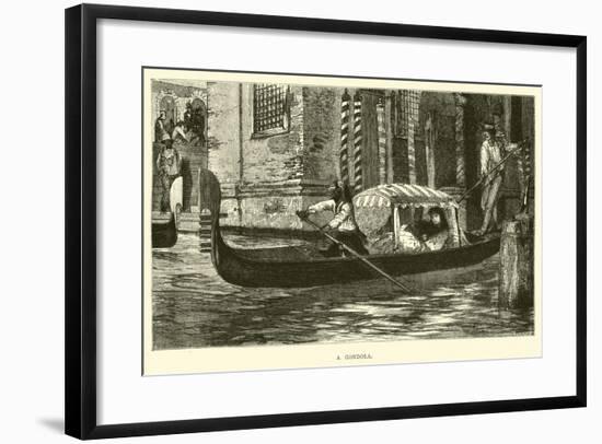 A Gondola-null-Framed Giclee Print