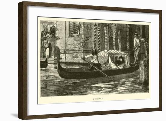 A Gondola-null-Framed Giclee Print