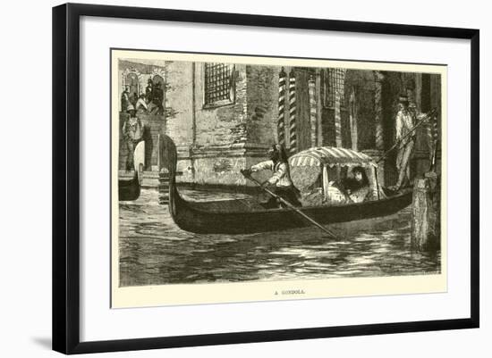 A Gondola-null-Framed Giclee Print