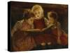 A Good Book-Walter Firle-Stretched Canvas