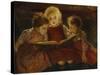 A Good Book-Walter Firle-Stretched Canvas