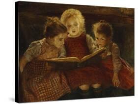 A Good Book-Walter Firle-Stretched Canvas