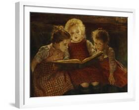 A Good Book-Walter Firle-Framed Giclee Print