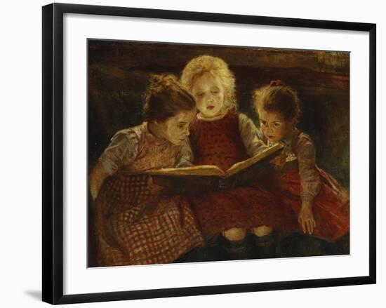 A Good Book-Walter Firle-Framed Giclee Print