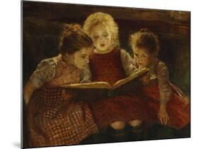 A Good Book-Walter Firle-Mounted Giclee Print