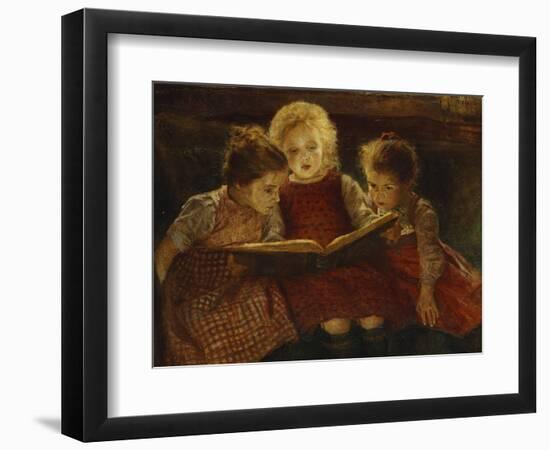 A Good Book-Walter Firle-Framed Giclee Print