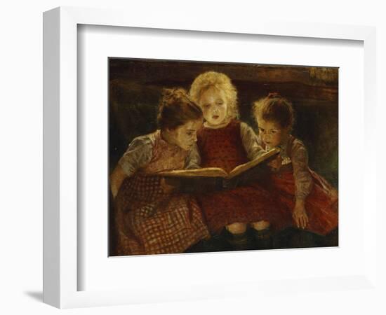 A Good Book-Walter Firle-Framed Giclee Print