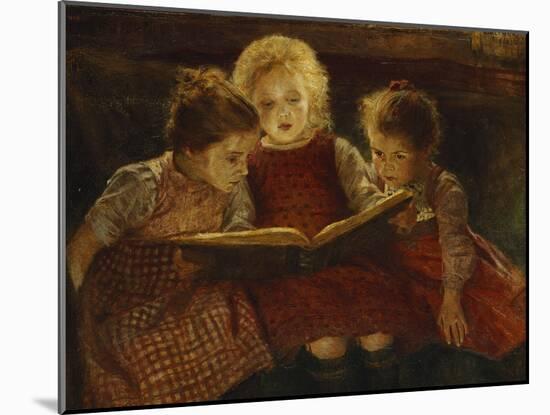 A Good Book-Walter Firle-Mounted Giclee Print