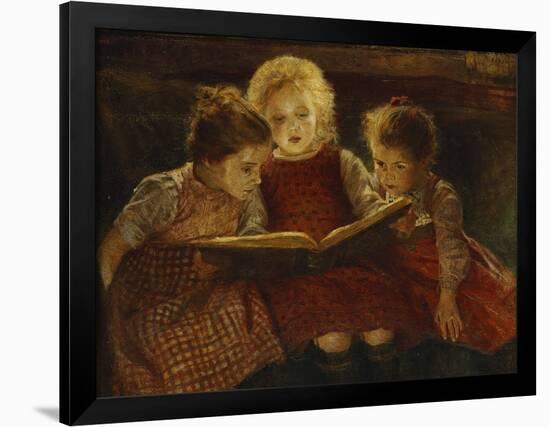 A Good Book-Walter Firle-Framed Giclee Print