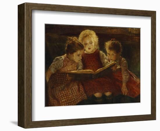 A Good Book-Walter Firle-Framed Premium Giclee Print