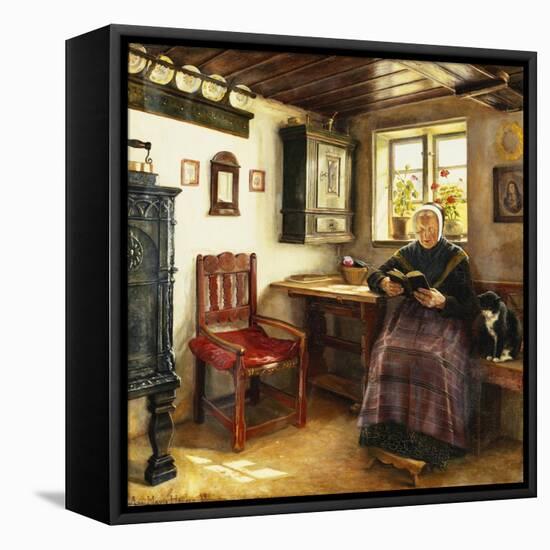 A Good Book-Anne Marie Hansen-Framed Stretched Canvas