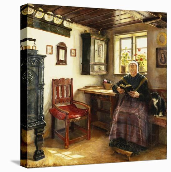 A Good Book-Anne Marie Hansen-Stretched Canvas
