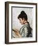 A Good Book-Tito Conti-Framed Giclee Print