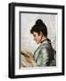 A Good Book-Tito Conti-Framed Giclee Print