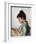 A Good Book-Tito Conti-Framed Giclee Print