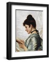 A Good Book-Tito Conti-Framed Premium Giclee Print