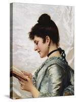 A Good Book-Tito Conti-Stretched Canvas