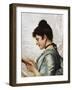 A Good Book-Tito Conti-Framed Giclee Print