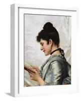 A Good Book-Tito Conti-Framed Giclee Print